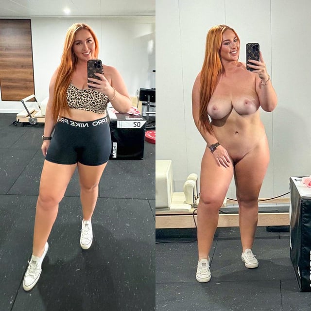 Gym wear VS. completely naked